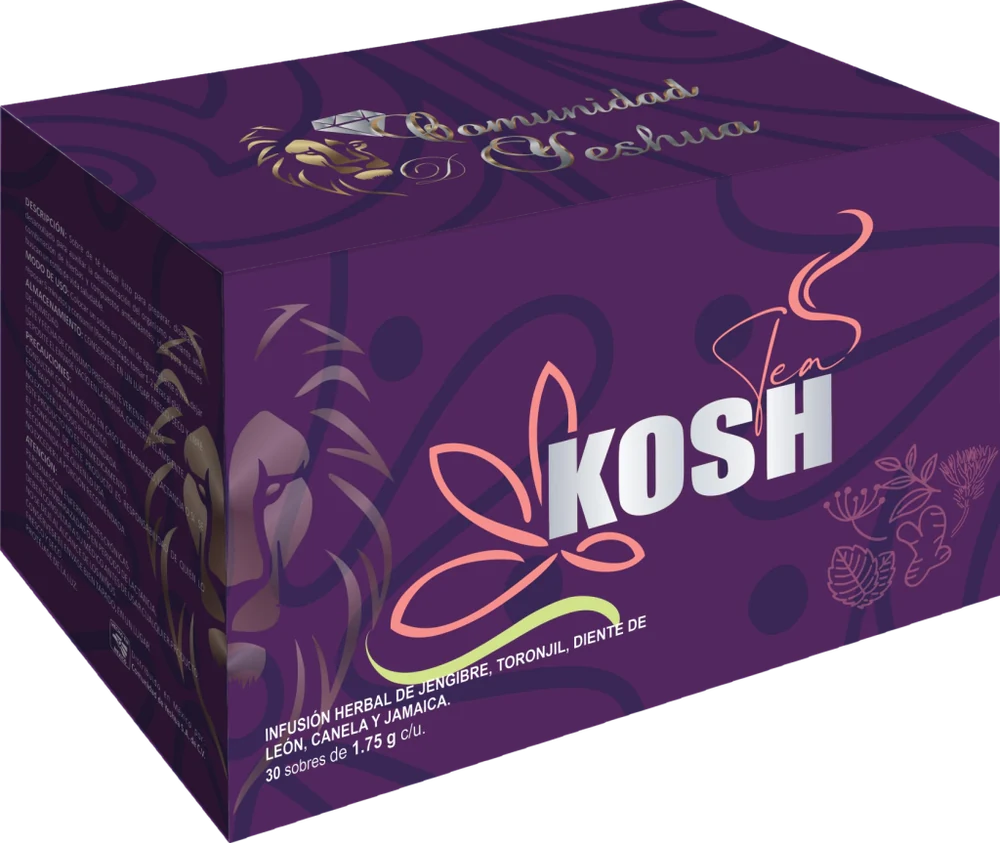 Kosh Tea, infusión herbal en caja de 30 sobres